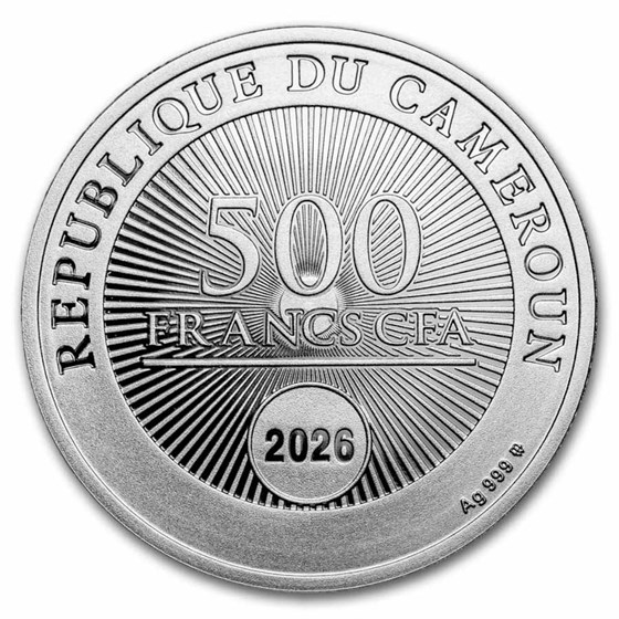 2026 Republic of Cameroon Silver Proof Welcome To The World