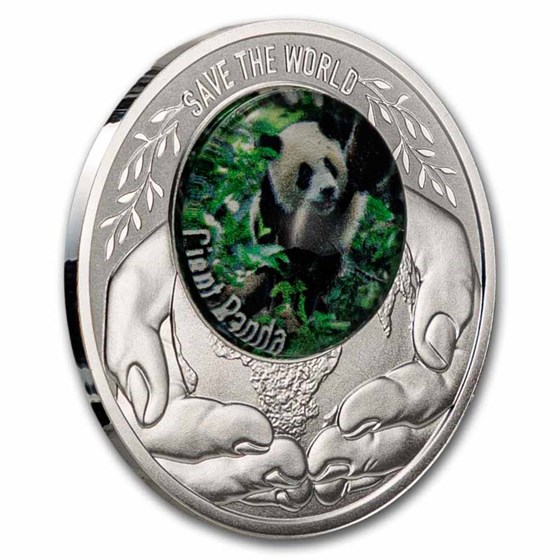 2026 Republic of Cameroon Silver Save the World: Giant Panda