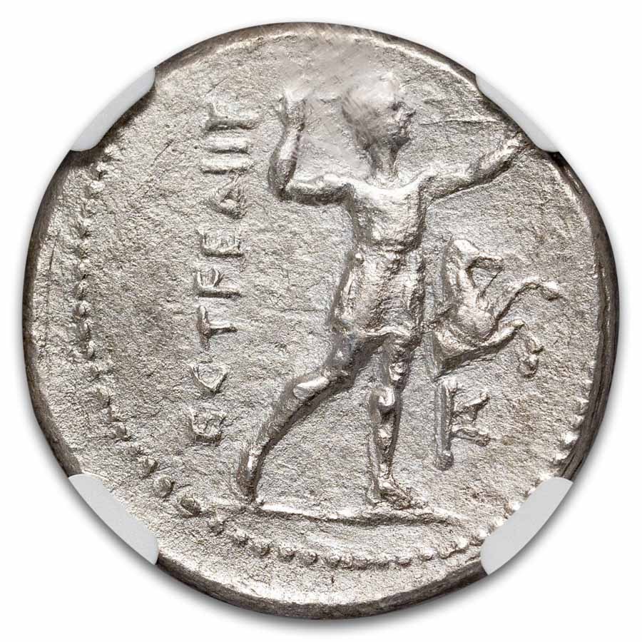 Pamphylia Aspendos AR Stater Wrestlers (325-250 BC) VF NGC