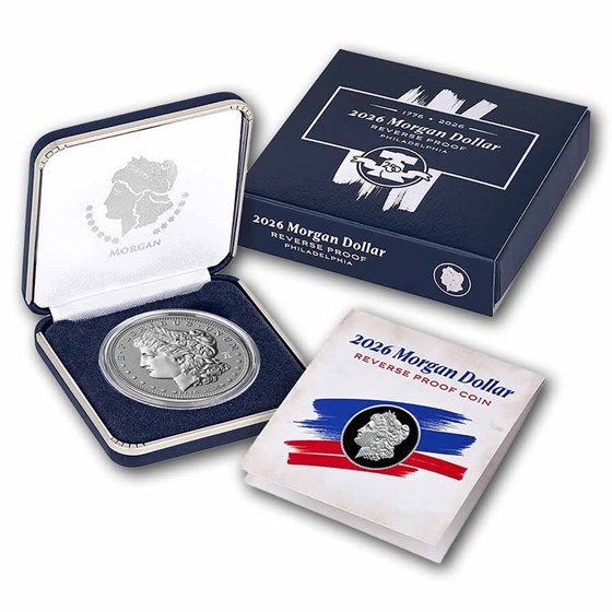 2026-P Silver Morgan Dollar Reverse Proof (250 Privy, Box &amp; COA)