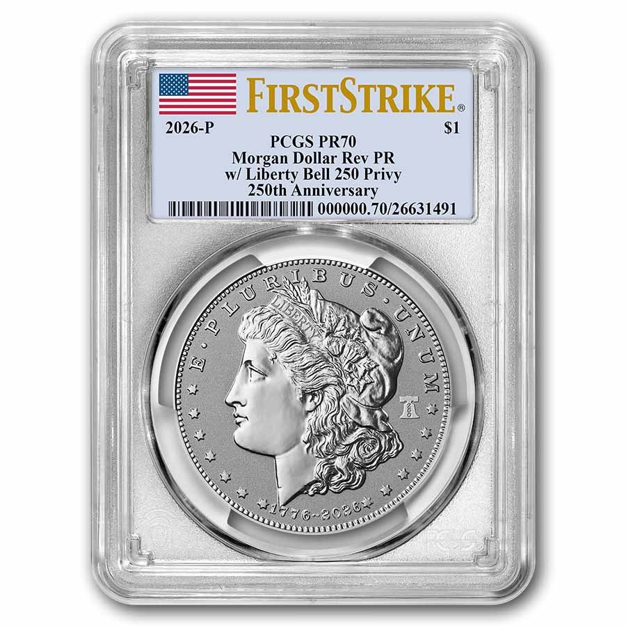 2026-P Silver Morgan Dollar Reverse Proof PR-70 PCGS (FS)