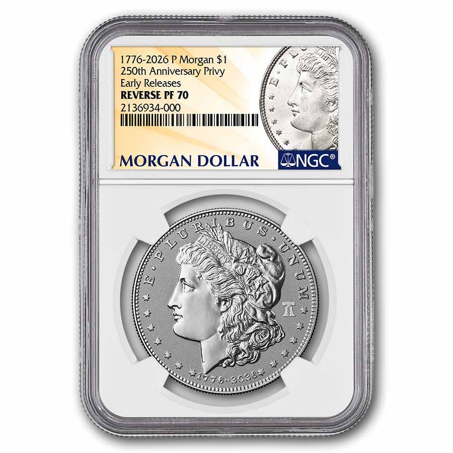 2026-P Silver Morgan Dollar Reverse Proof PF-70 NGC (ER)