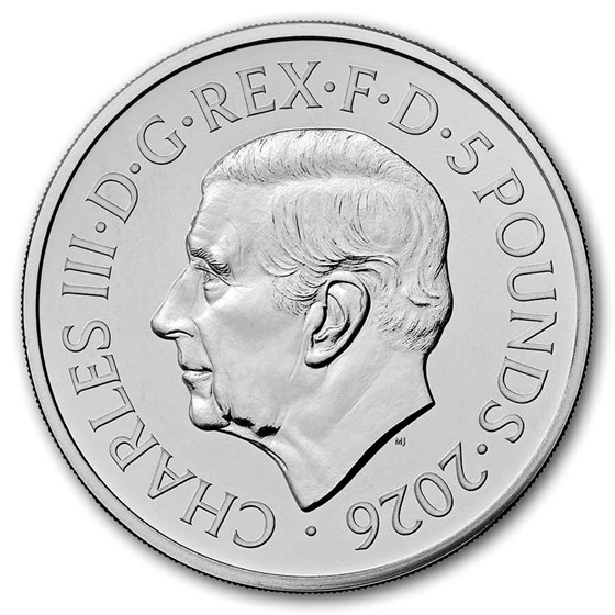 2026 Great Britain £5 Music Legends: Pink Floyd BU