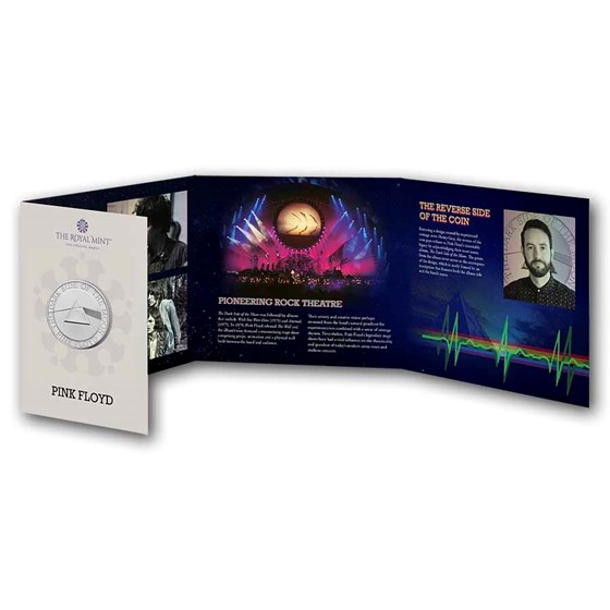 2026 Great Britain £5 Music Legends: Pink Floyd BU
