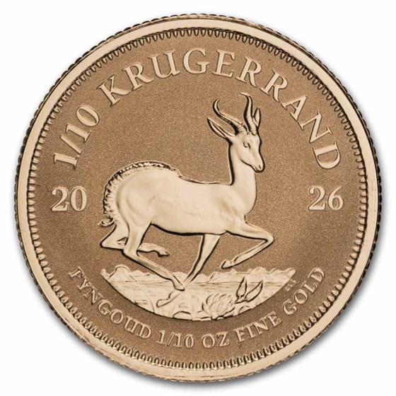 2026 South Africa 3-coin Gold Krugerrand Fractional Reverse Set