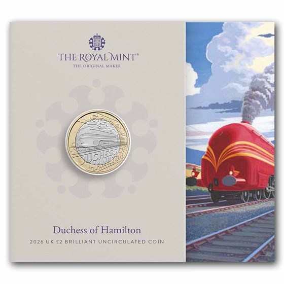2026 Great Britain Duchess of Hamilton £2 BU coin