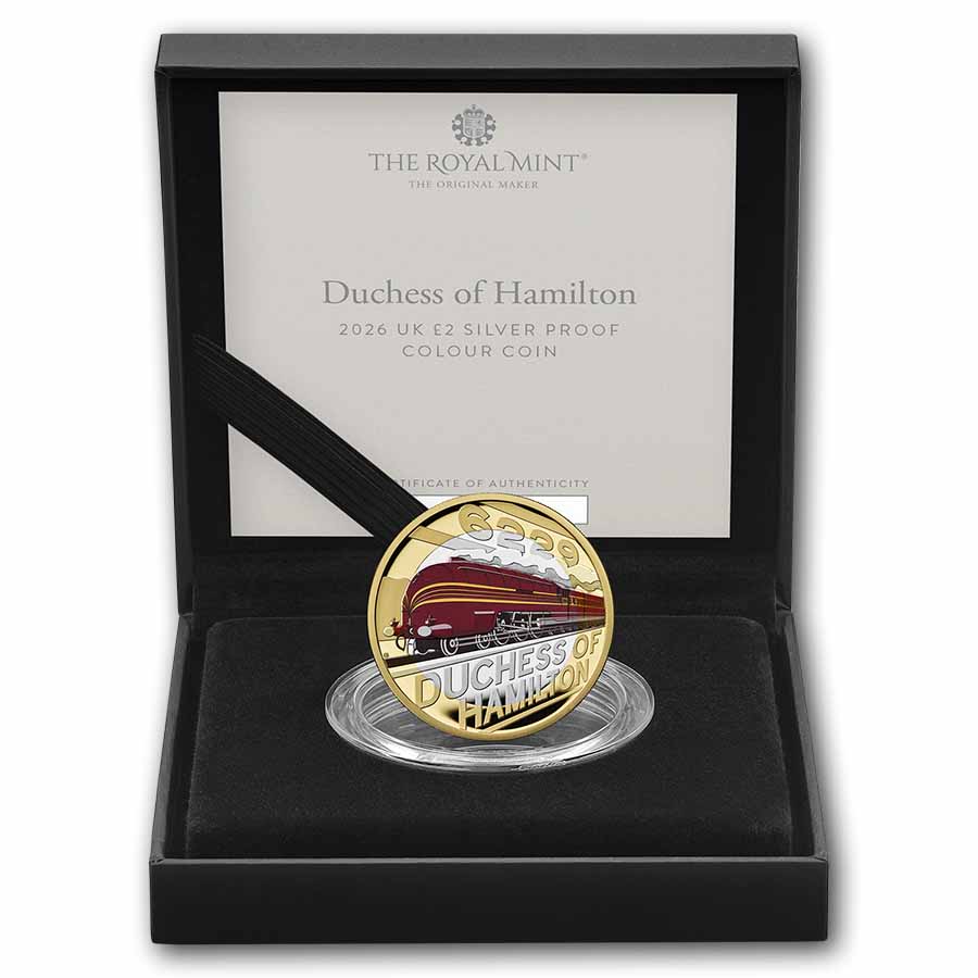 2026 Great Britain Duchess of Hamilton Color £2 Silver Proof