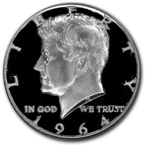 1964 Kennedy Half Dollar PR-67 PCGS