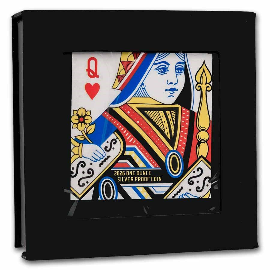 2026 Niue 1 oz Silver Queen of Hearts Proof (with Box & COA)