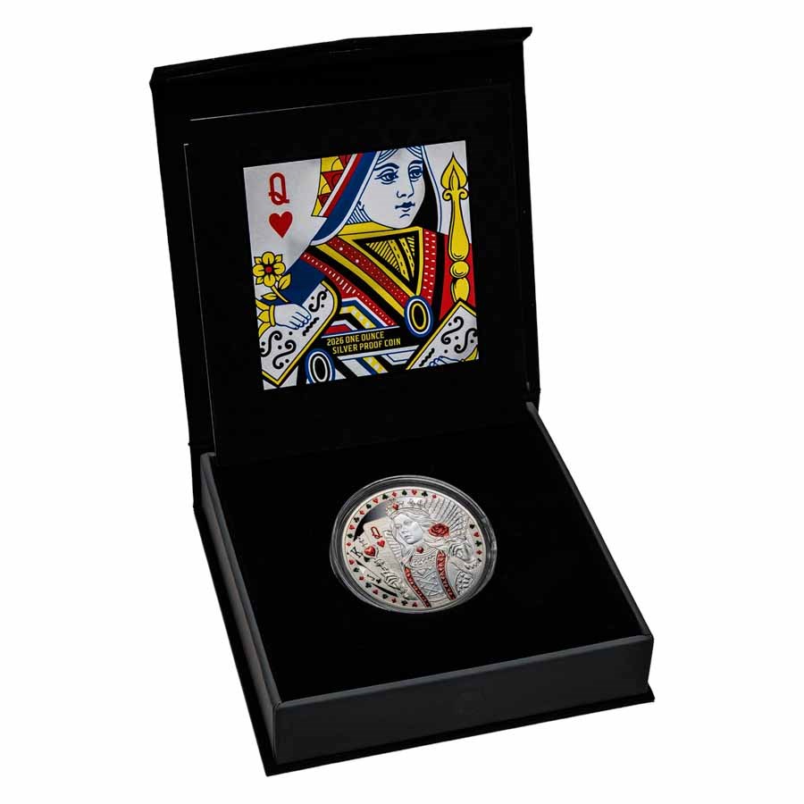 2026 Niue 1 oz Silver Queen of Hearts Proof (with Box & COA)