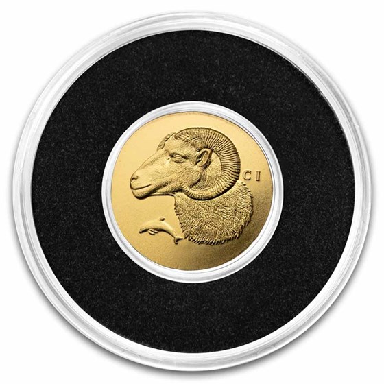2026 Cook Islands 1/2 gram Gold Krios (with COA)