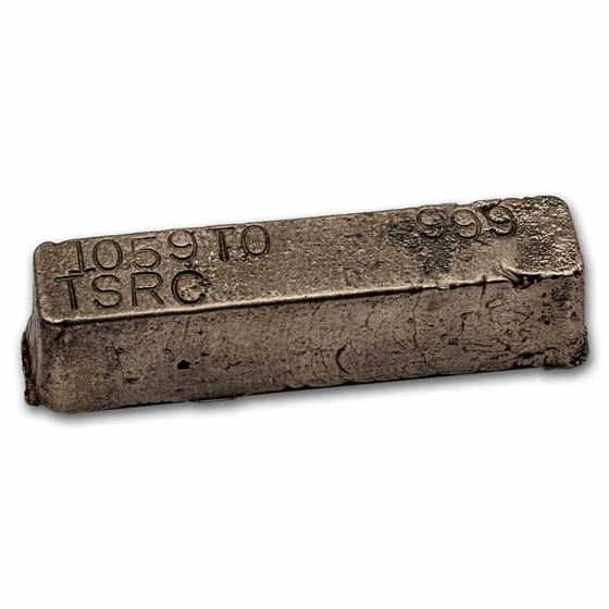10.59 oz Silver Bar - Vintage Tri-State Refining Corp (TSRC)