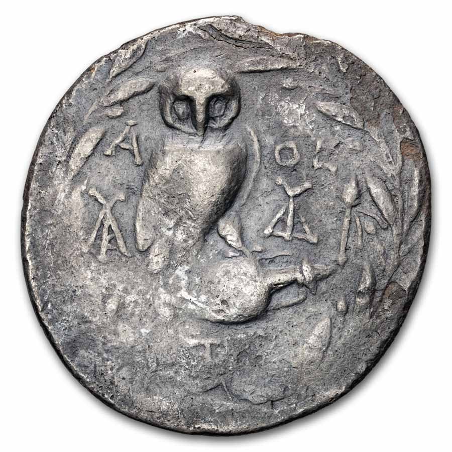 Attica Athens Silver Tetradrachm (2nd-1st century BC) VG