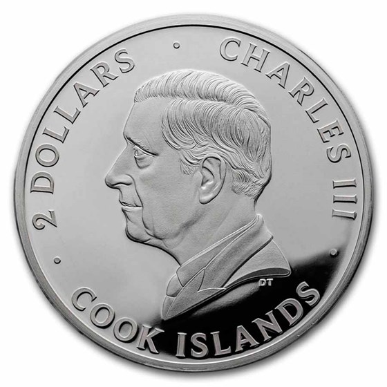 2026 Cook Islands 1/2 oz Silver World Landmarks: Mount Rushmore