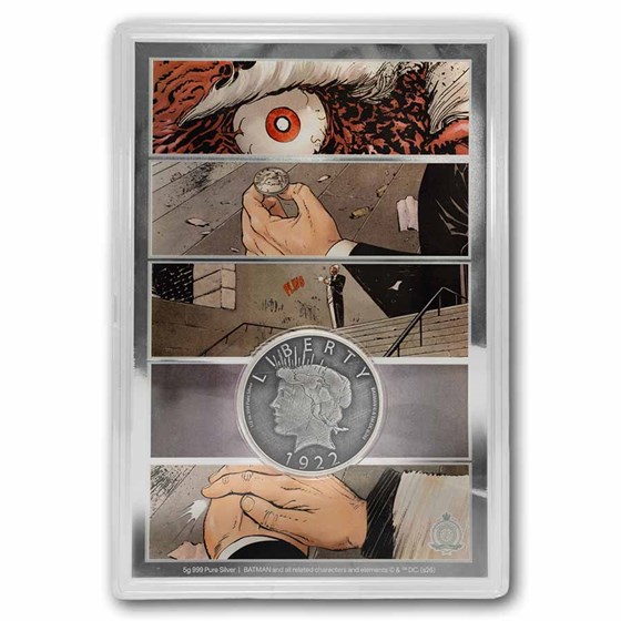 2026 Niue 1/2 oz + 5 g Silver $1 DC: Two-Face Collector's Set