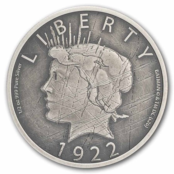 2026 Niue 1/2 oz + 5 g Silver $1 DC: Two-Face Collector's Set