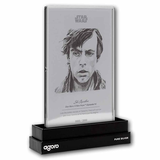 2026 Niue 5 g Silver $1 Star Wars Sketch Art: Luke Skywalker