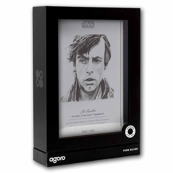2026 Niue 5 g Silver $1 Star Wars Sketch Art: Luke Skywalker