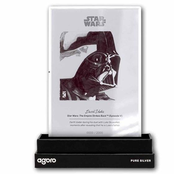 2026 Niue 5 g Silver $1 Star Wars Sketch Art: Darth Vader