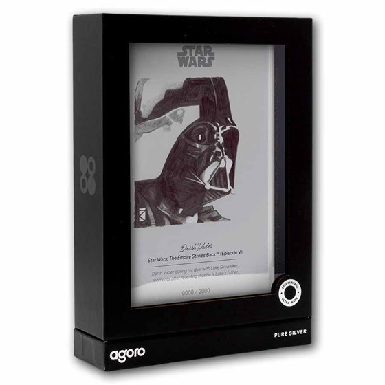 2026 Niue 5 g Silver $1 Star Wars Sketch Art: Darth Vader