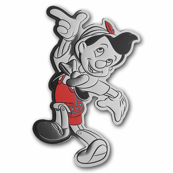 2026 Niue 3/4oz + 5g Silver $2 Disney: Pinocchio Collectible Set