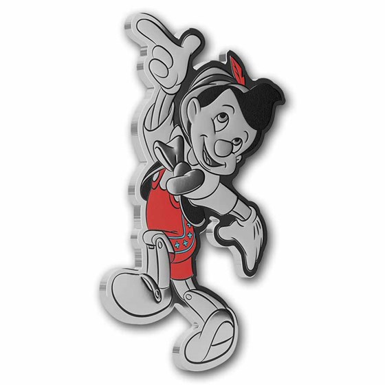 2026 Niue 3/4oz + 5g Silver $2 Disney: Pinocchio Collectible Set
