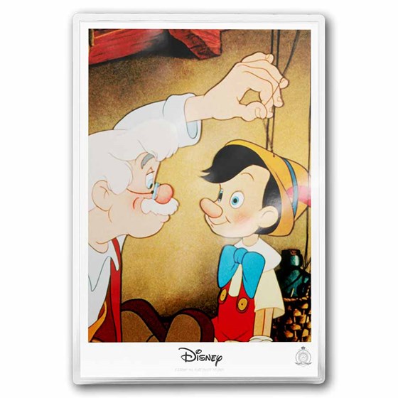 2026 Niue 3/4oz + 5g Silver $2 Disney: Pinocchio Collectible Set