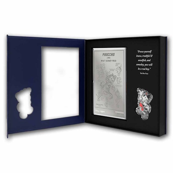 2026 Niue 3/4oz + 5g Silver $2 Disney: Pinocchio Collectible Set