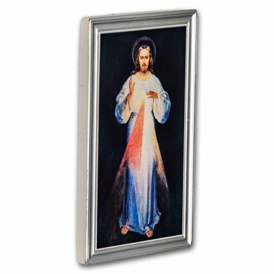 2026 Liberia 1 oz Silver The Divine Mercy Jesus (w/ Box & COA)