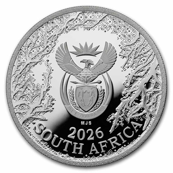 2026 South Africa 2 oz Silver The Odyssey Series: Martial Eagle