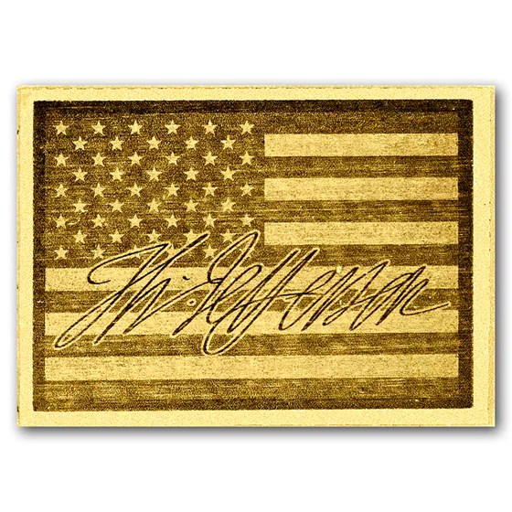 1/1000 oz Gold Bar - Thomas Jefferson (In Assay)
