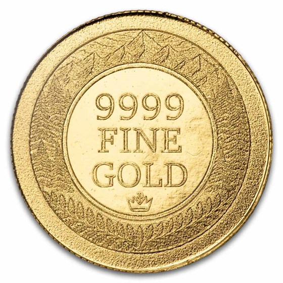 1/2 gram Gold Round: North American Brown Bear - MPM