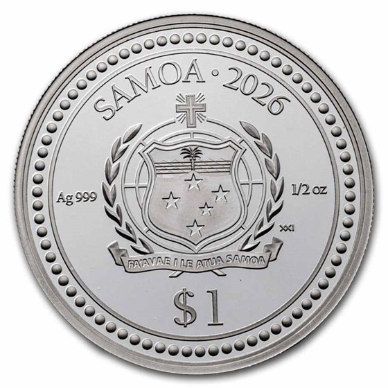 2026 Samoa 1/2 oz Silver Little Angels: Guardian Angel