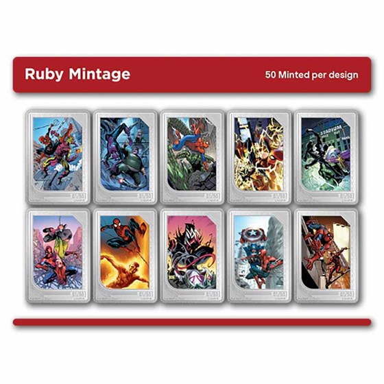 2026 Niue Art of Spider-Man Trading Coins Mystery Set - Sealed