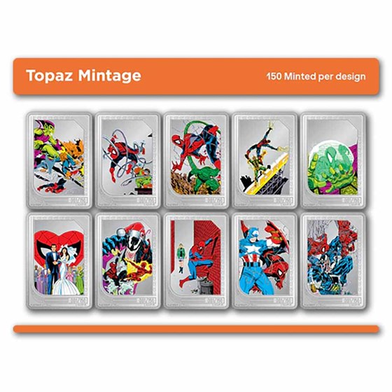 2026 Niue Art of Spider-Man Trading Coins Mystery Set - Sealed