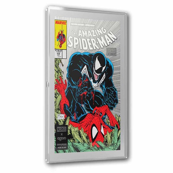 2026 Niue 1 oz Silver $2 Marvel Comic Covers: Venom Unleashed