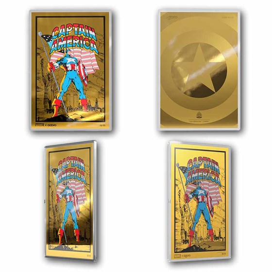 2026 Niue 5g Silver $1 Captain America: American Hero Foil