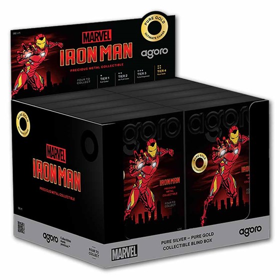 2026 Niue 1/2 oz Silver Marvel: Iron Man Shaped Coin Blind Box