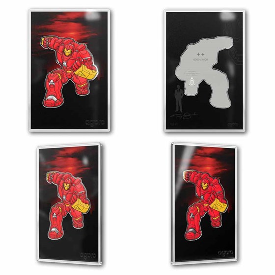 2026 Niue 1/2 oz Silver Marvel: Iron Man Shaped Coin Blind Box