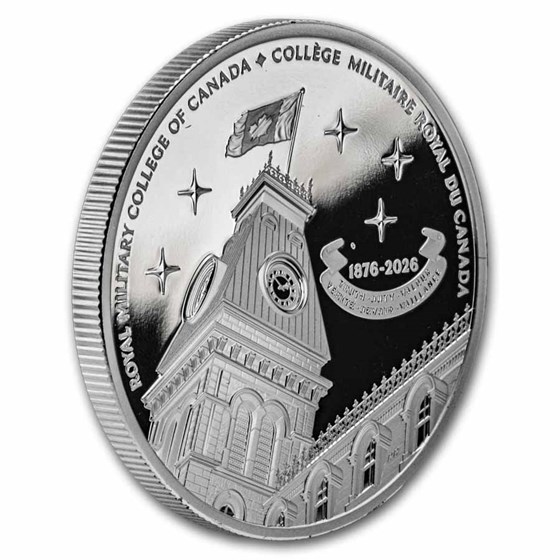 2026 RCM 1 oz Ag $20 150th Anniv of the Royal Military College