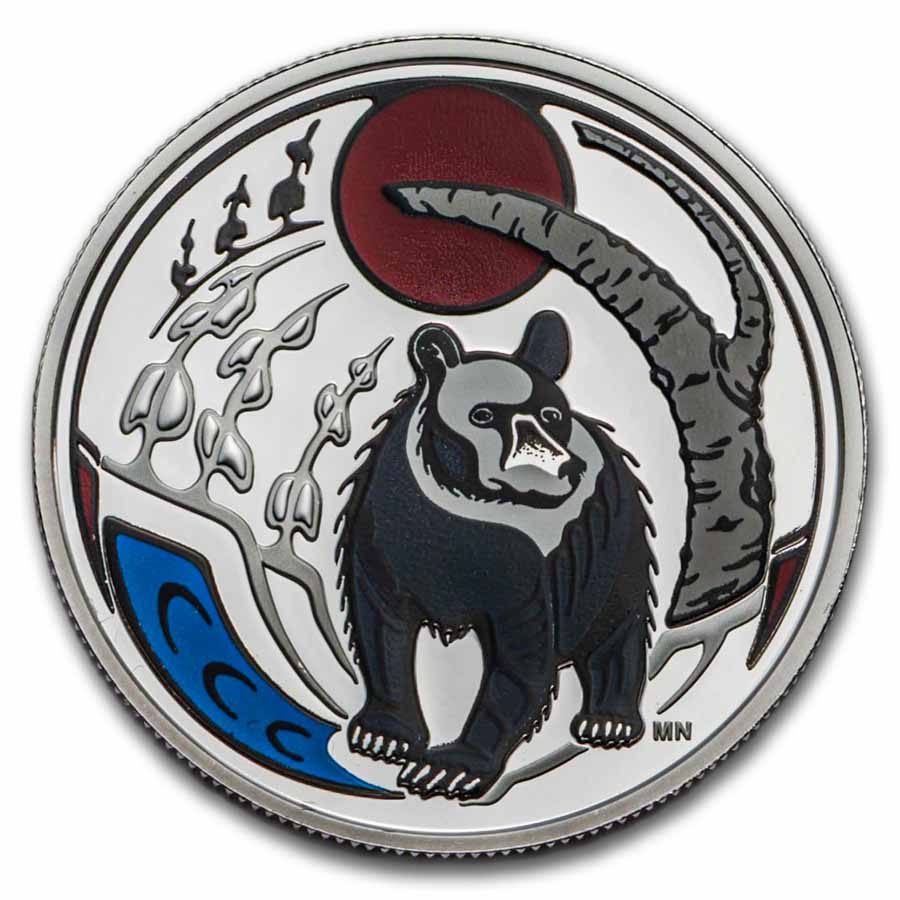 2026 Canada Silver $15 Clan Animals: Bear