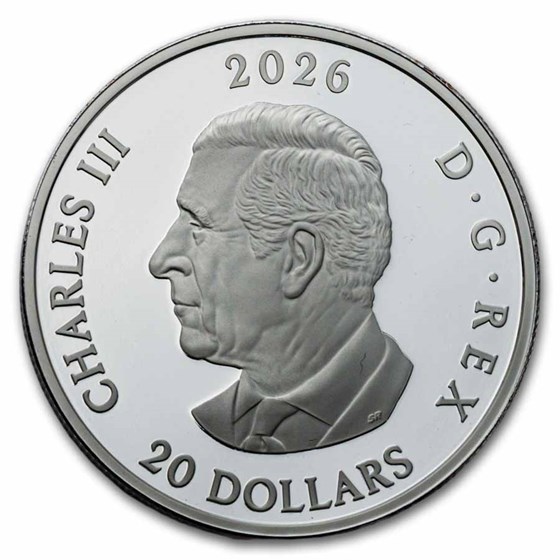 2026 RCM 1 oz Ag $20 Canada's National Parks Kluane National Park