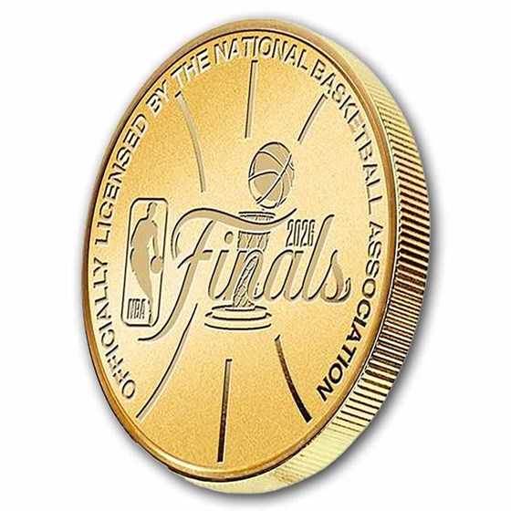 2026 Gold Plated Coin NBA Finals Champions New York Knicks