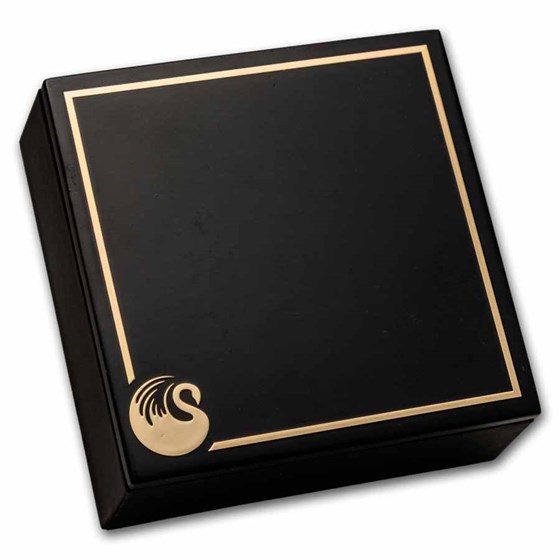 2019 Australia 1 oz Gold Swan Proof (HR, Damaged Box)