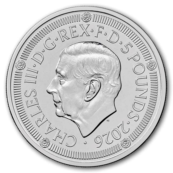 2026 Great Britain 500 Years of the Crown £5 BU coin