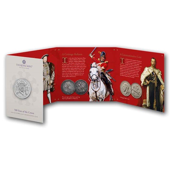2026 Great Britain 500 Years of the Crown £5 BU coin