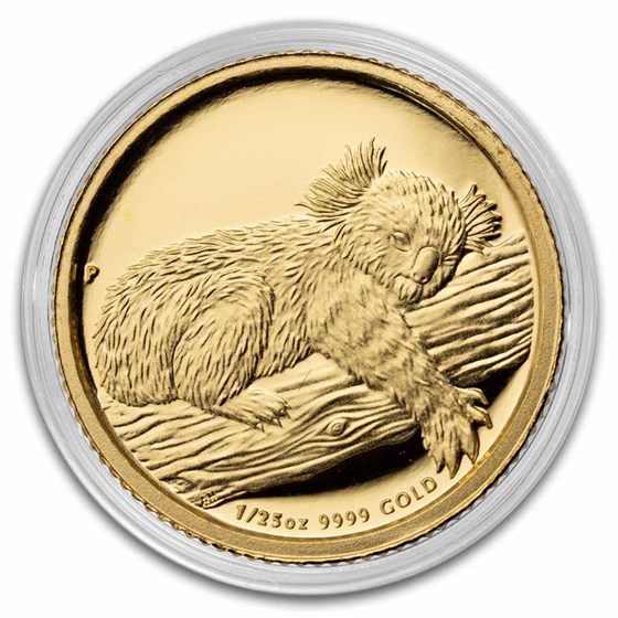 2012 Australia 1/25 oz Gold Koala Proof (No Box/COA)
