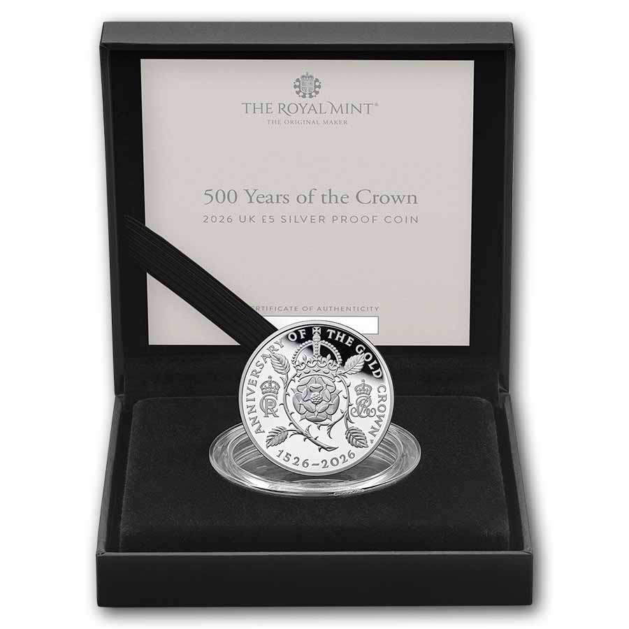 2026 Great Britain 500 Years of the Crown £5 Silver Proof Coin
