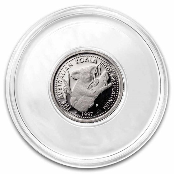 1997 Australia 1/10 oz Proof Platinum Koala