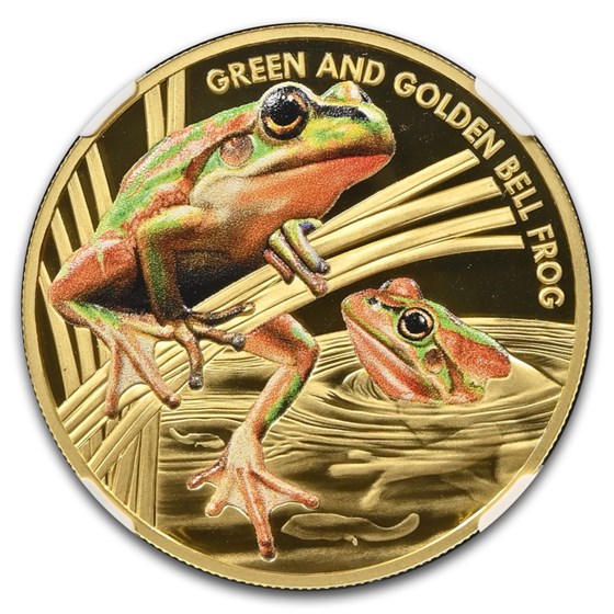 2017 Niue 1 oz Proof Gold Bell Frog PF-69 NGC UCAM